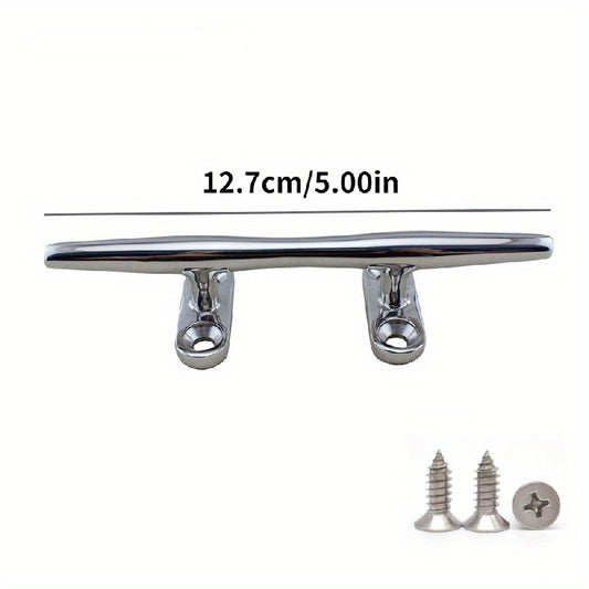 Stainless Steel Anchor Cleat for Marine Boats Yachts Kayaks 12.7/15.6inch