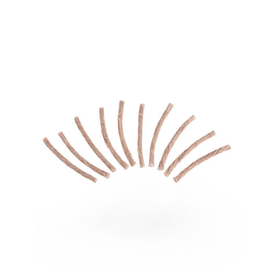 10pcs Natural Fire Starter Rope Wicks for Camping Survival Tool