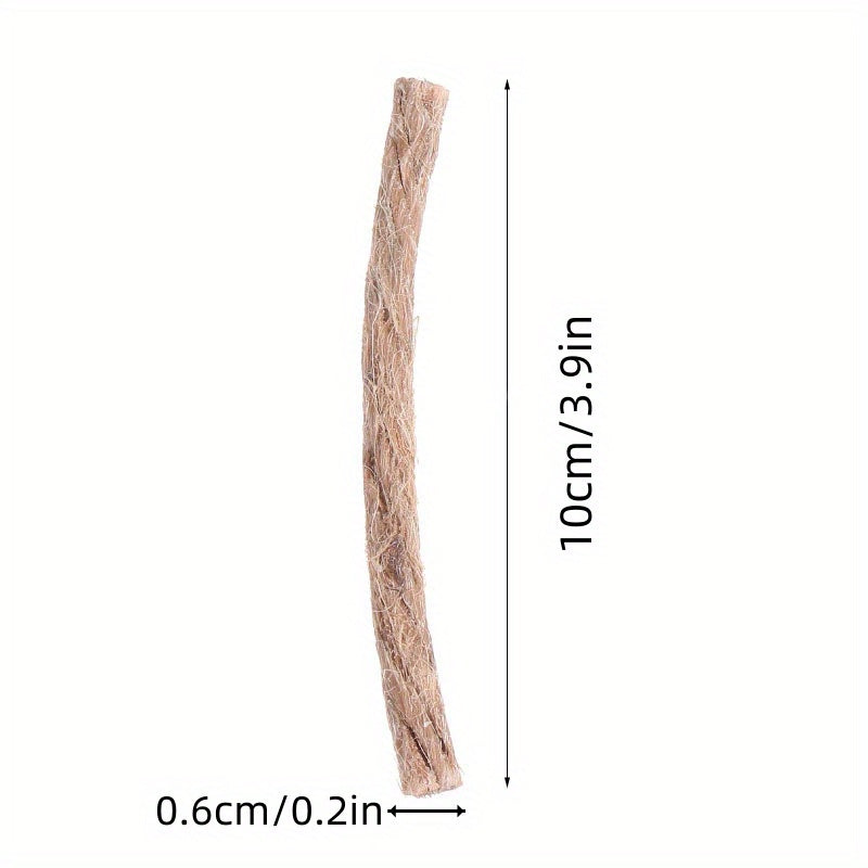 10pcs Natural Fire Starter Rope Wicks for Camping Survival Tool