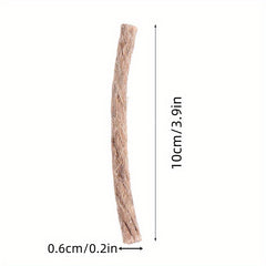 10pcs Natural Fire Starter Rope Wicks for Camping Survival Tool