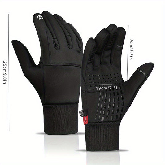 Winter Cycling Gloves Windproof Waterproof Warm Touch Screen Gloves