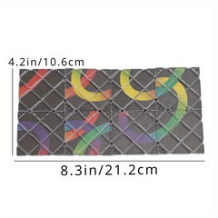 Magic Twist Puzzle Cube 8 Panel Folding Puzzle Toy