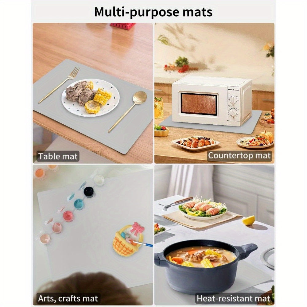 Large 70x50cm Non-Stick Silicone Craft Mat for Epoxy Resin Painting