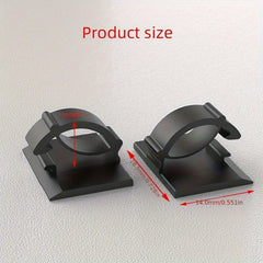 10pcs Cable Clips Adhesive Keep Cords Organized Home Office Storage