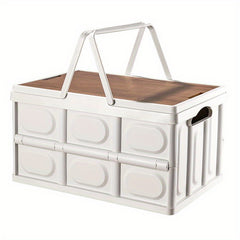 Car Storage Box Camping Storage Artifact Field Table Folding Box