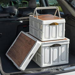 Car Storage Box Camping Storage Artifact Field Table Folding Box