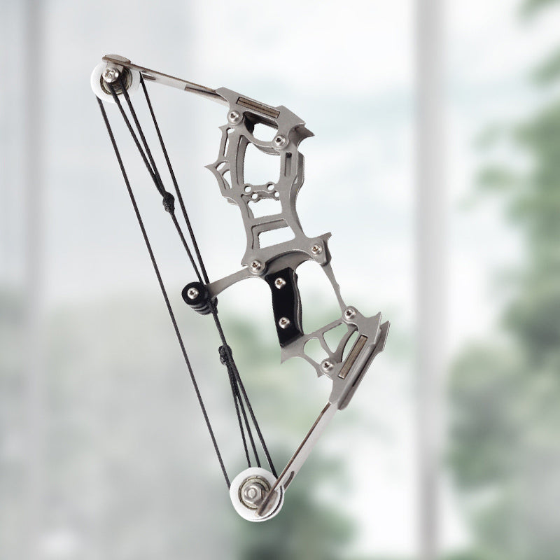 Mini Stainless Steel Bow Toy for Outdoor Activities
