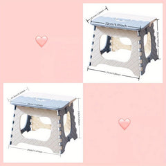 Plastic Folding Stool for Adults - Outdoor Portable Board Stool