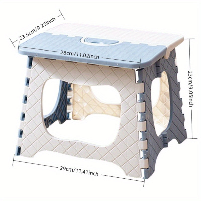 Plastic Folding Stool for Adults - Outdoor Portable Board Stool