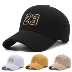 Number 23 Baseball Cap For Basketball Fans Outdoor Sun Hat