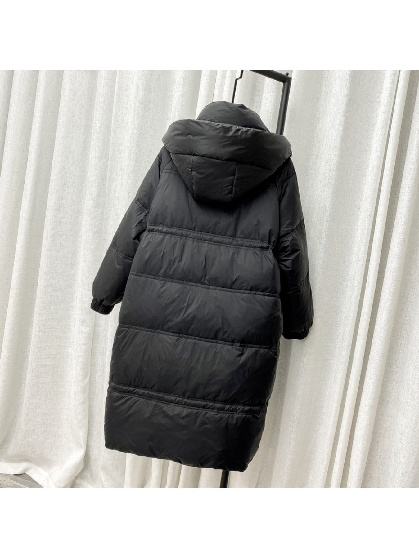 Long Puffer Coat Warm Winter Hooded Jacket Women's Clothing