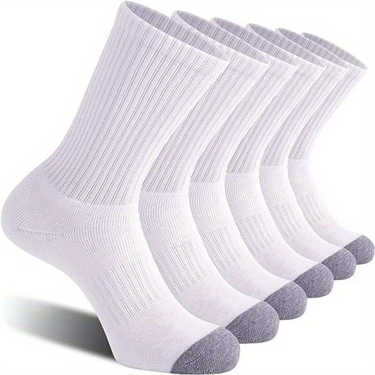 Men's Sports Crew Socks for Running in Autumn & Winter