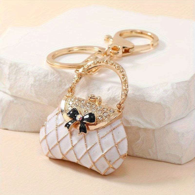 Mini Handbag Pendant Keychain for Car Keys Backpacks Wallets