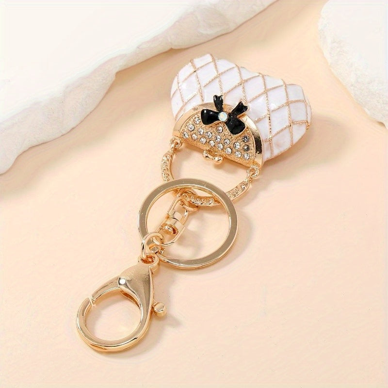Mini Handbag Pendant Keychain for Car Keys Backpacks Wallets