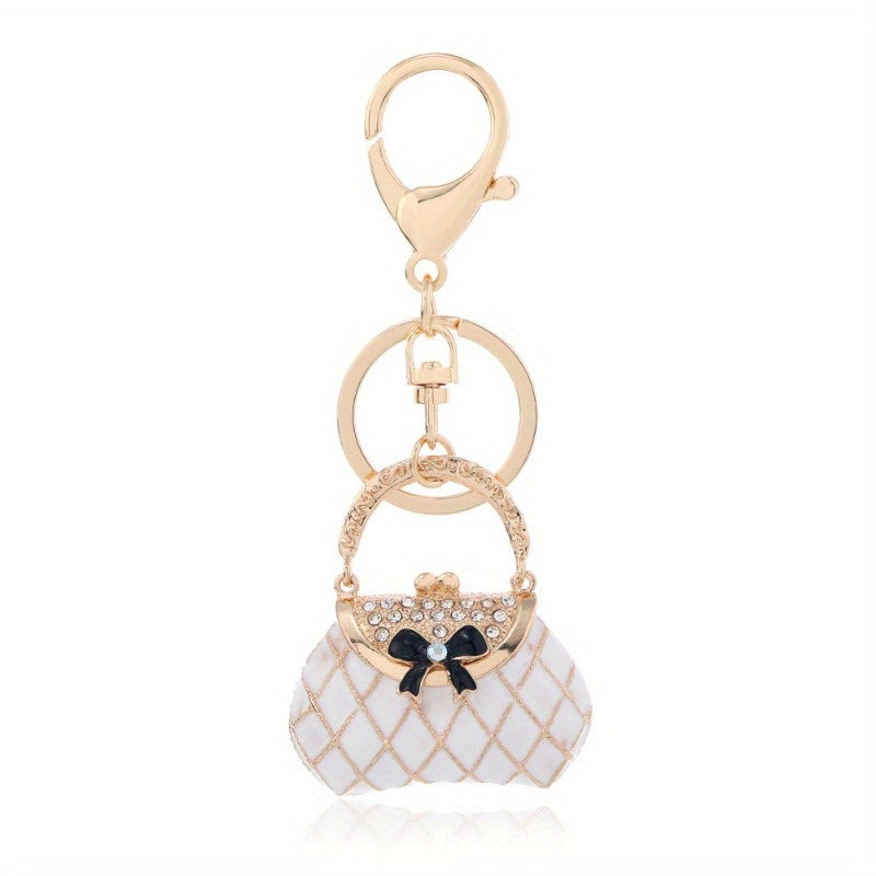 Mini Handbag Pendant Keychain for Car Keys Backpacks Wallets