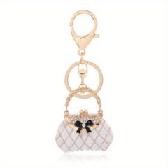Mini Handbag Pendant Keychain for Car Keys Backpacks Wallets