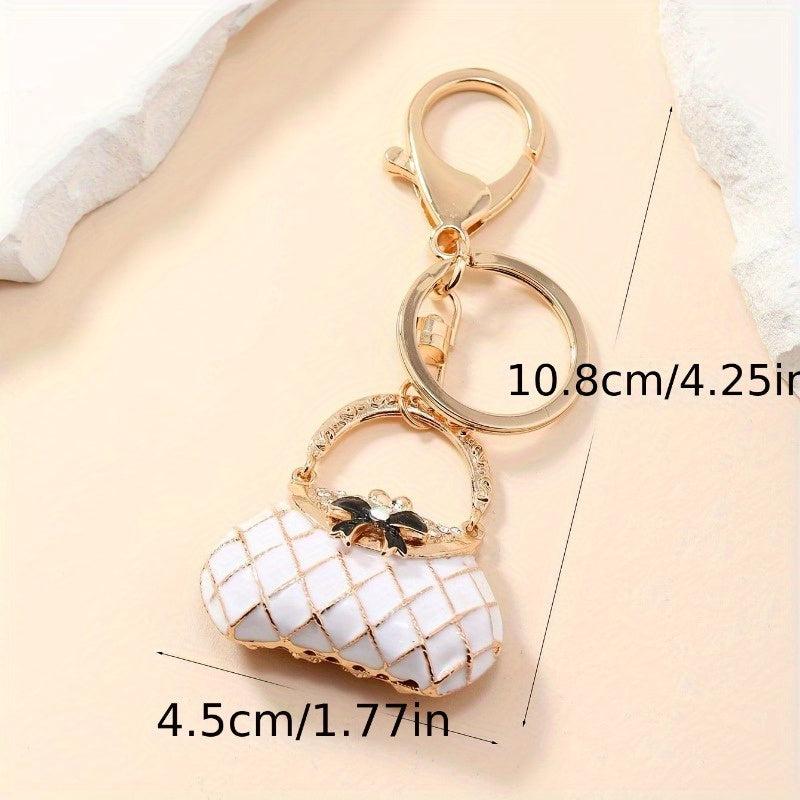 Mini Handbag Pendant Keychain for Car Keys Backpacks Wallets