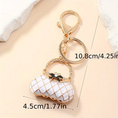 Mini Handbag Pendant Keychain for Car Keys Backpacks Wallets