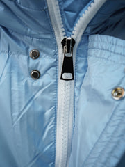 Reflective Puffer Coat Over The Knee Winter Jacket