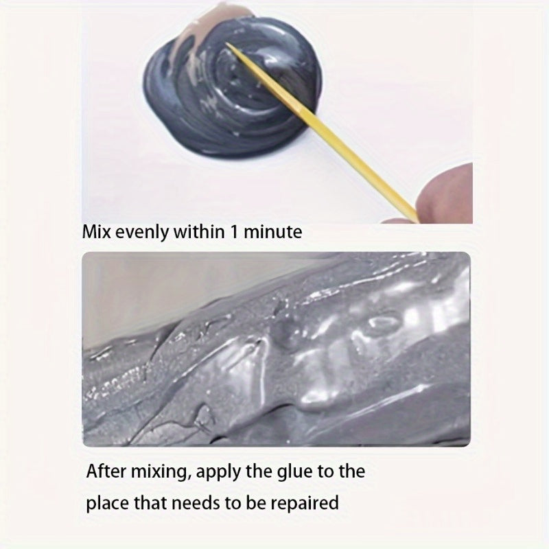100g Stainless Steel Casting Glue AB Glue for Metal Repair with Gift Tool