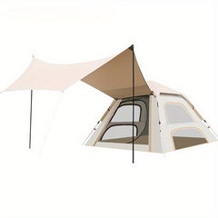 Portable Auto Quick-Open Rainproof Tent Tarp