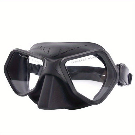Professional Diving Goggles Tempered Glass Lens Silicone Diving Goggles