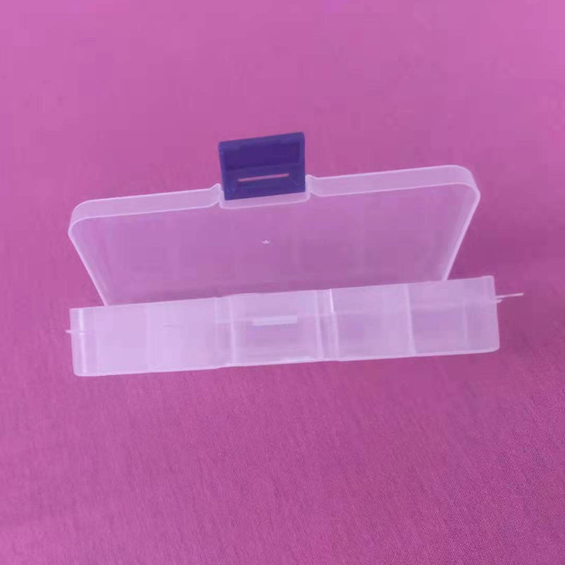 1PC Portable 10 Compartment Storage Box Small Medicine Case Detachable Divider