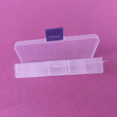 1PC Portable 10 Compartment Storage Box Small Medicine Case Detachable Divider
