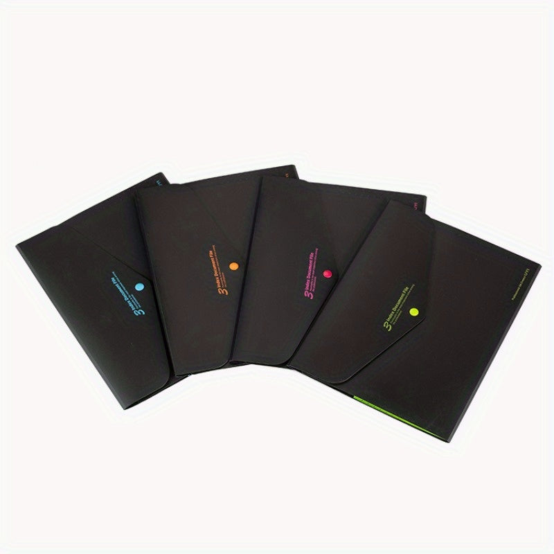 Button Style File Bag for Exam Papers