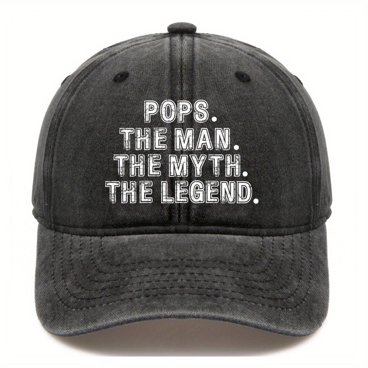POPS Letter Printed Baseball Cap For Men And Women