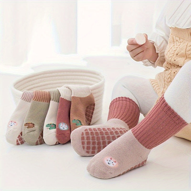3 Pairs Baby Cartoon Pattern Socks