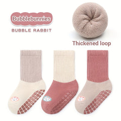 3 Pairs Baby Cartoon Pattern Socks