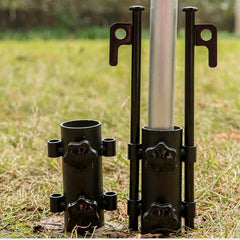 Adjustable Canopy Pole Support Tube With Pegs Tent Pole Beach Fishing Awning