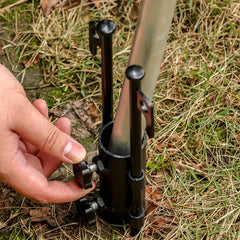 Adjustable Canopy Pole Support Tube With Pegs Tent Pole Beach Fishing Awning