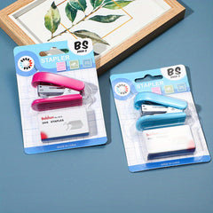 Mini Stapler Cartoon Style Small Size Cute Primary School Student Gift Stationer