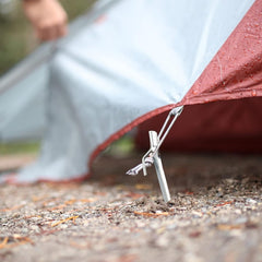 4 Stainless Steel Stakes Outdoor Camping Tent Pegs