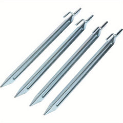 4 Stainless Steel Stakes Outdoor Camping Tent Pegs