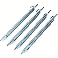 4 Stainless Steel Stakes Outdoor Camping Tent Pegs