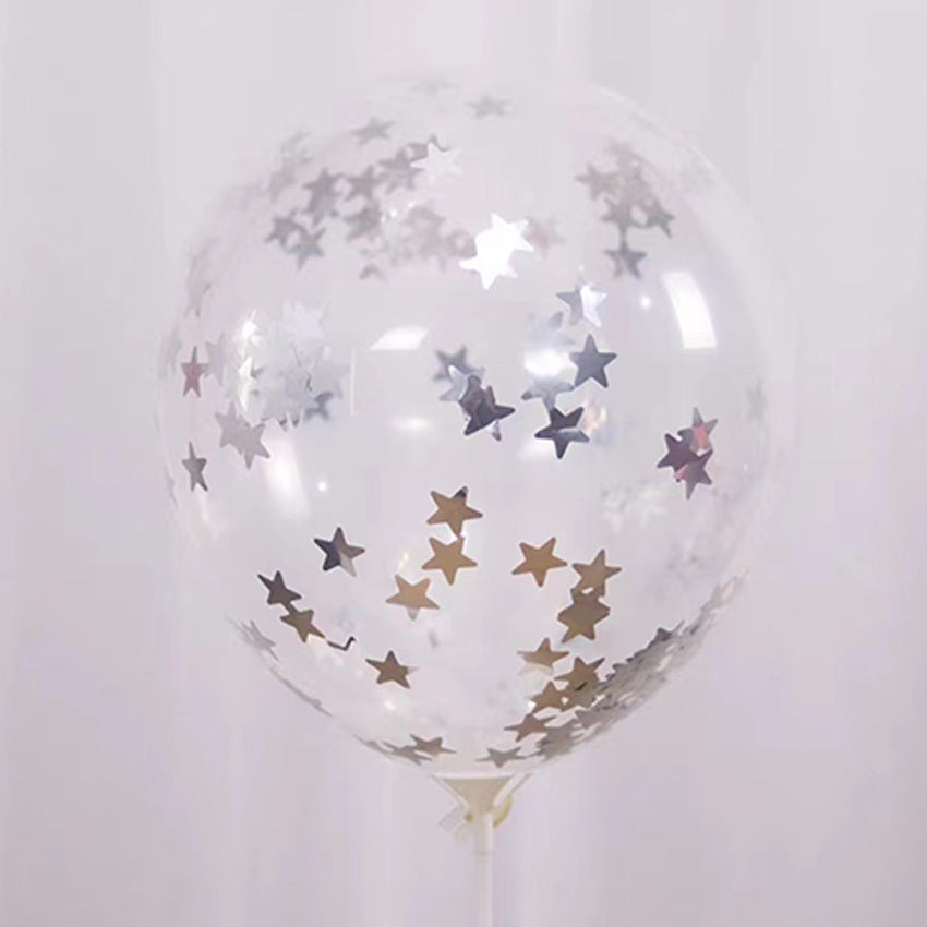 20pcs Star Confetti Latex Balloons for Wedding Birthday Party Decorations