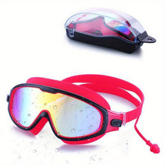 Large Frame Swimming Goggles Waterproof Antifogging