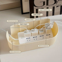 Cable Storage Box for Living Room Power Plugs