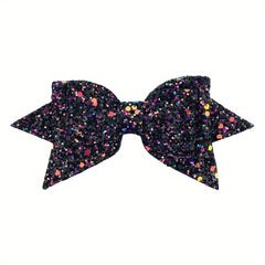 2pcs Glitter Bow Straw Decorations DIY Cup Accessories