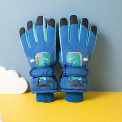 Kids Skiing Gloves Winter Touch Screen Windproof Warm Gloves
