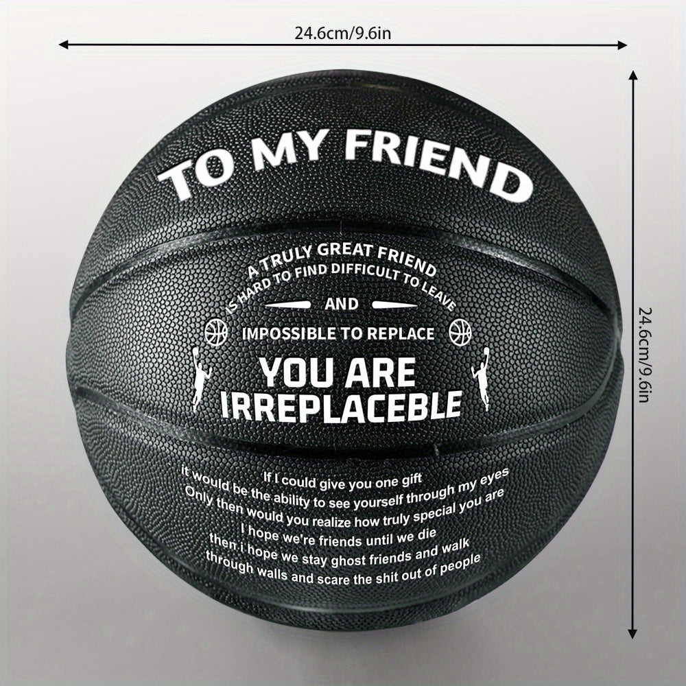 1pc Creative Basketball with Pump Ideal Gift for Birthdays Anniversaries