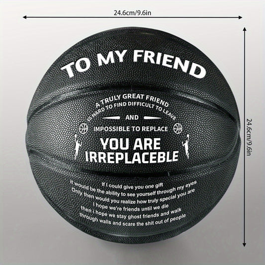 1pc Creative Basketball with Pump Ideal Gift for Birthdays Anniversaries