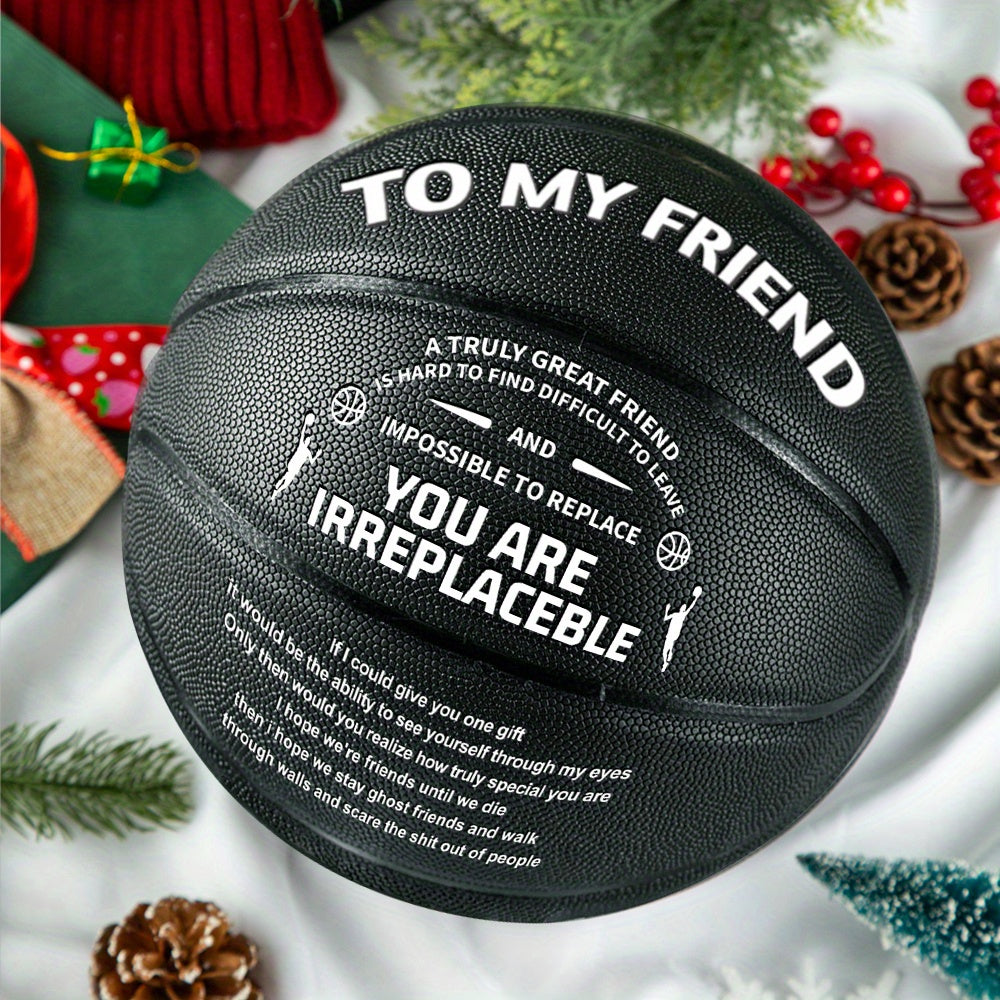 1pc Creative Basketball with Pump Ideal Gift for Birthdays Anniversaries