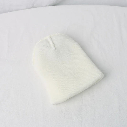 Bear Knitted Hat for Autumn and Winter Warm Keeping Beanie