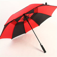 Waterproof Golf Umbrella Sunscreen Large Windproof Outdoor Semi Automatic