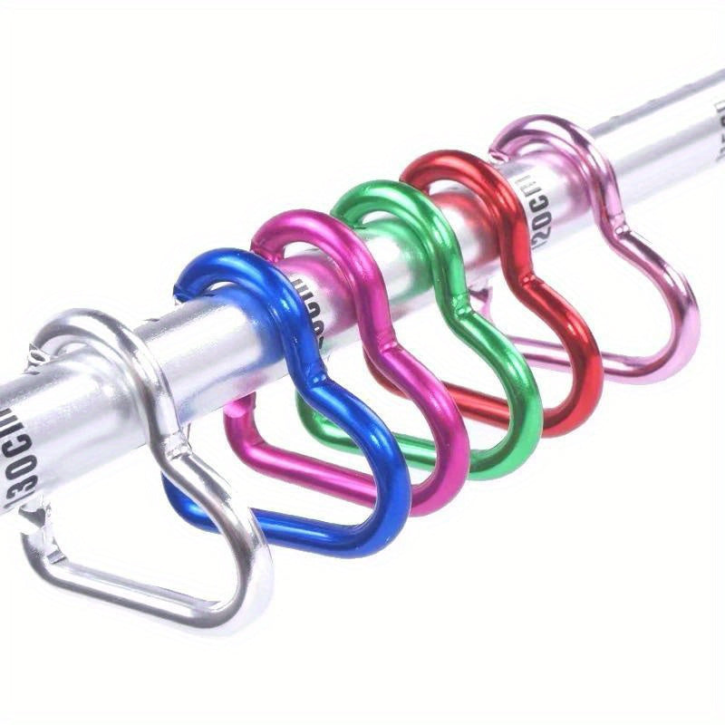 Heart Shape Carabiner Storage Hook Mini Metal Buckle Clip