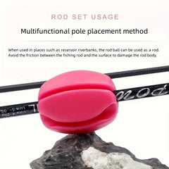 3pcs Fishing Rod Holder Ball Reusable Tie Downs Clip Pole Protectors